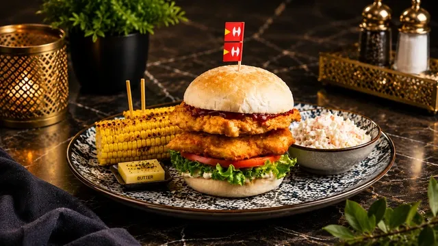 Double Chicken Burger