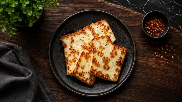 Grilled Halloumi Cheese