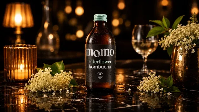 MOMO Elderflower Kombucha